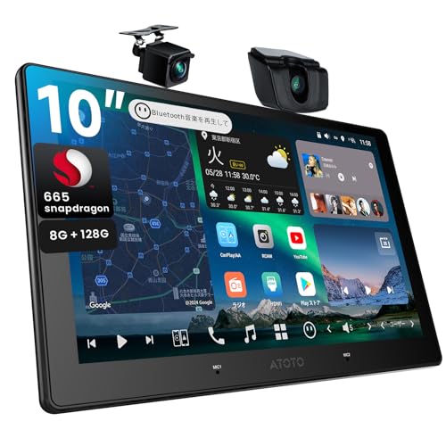 Amazon.co.jp: [10インチ QLED] ATOTOZONE X10 AI アンドロイドナビ
